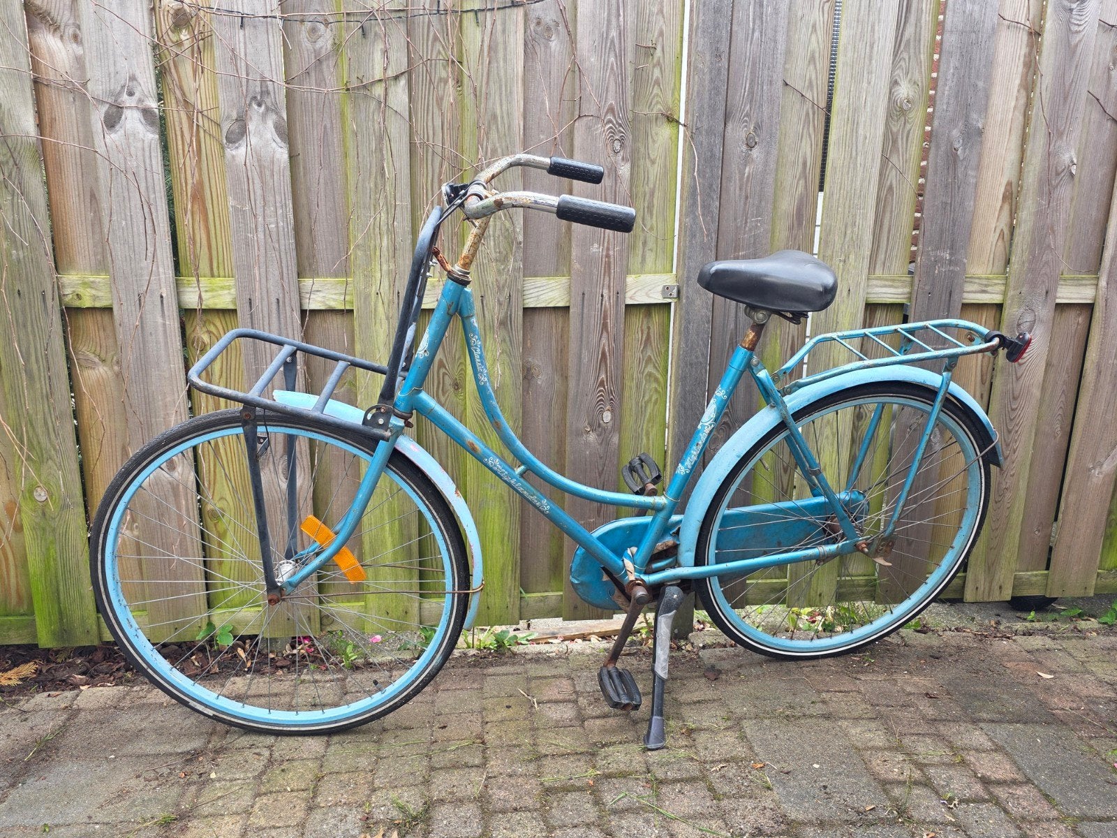 Stationsfiets / omafiets - rijdt goed - ideaal voor Amsterda, 53 tot 56 cm, Ophalen, Gebruikt, Terugtraprem