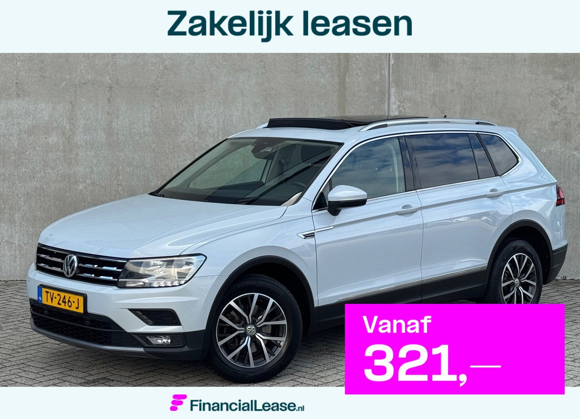 Volkswagen Tiguan Allspace 1.4 TSI 7p. DSG 2018 NAP|PANO|VOL, Euro 6, 4 cilinders, 150 pk, Automatische klimaatregeling