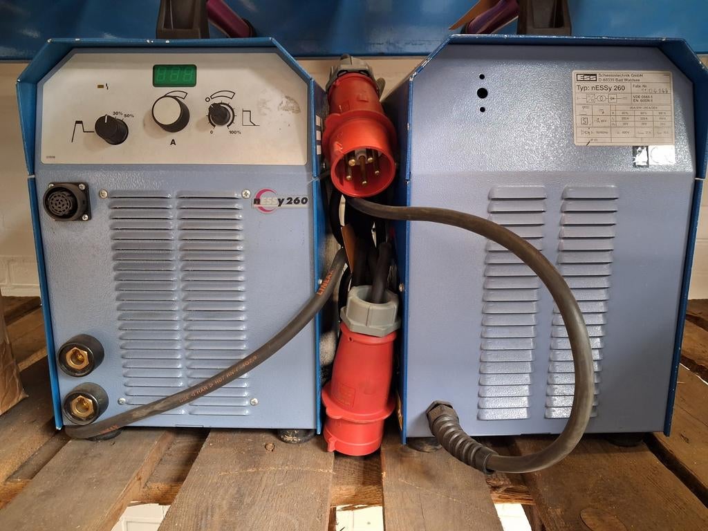 2x Ess 260 Elektrode Lasapparaten 380V, Ophalen of Verzenden, Gebruikt, Overige typen