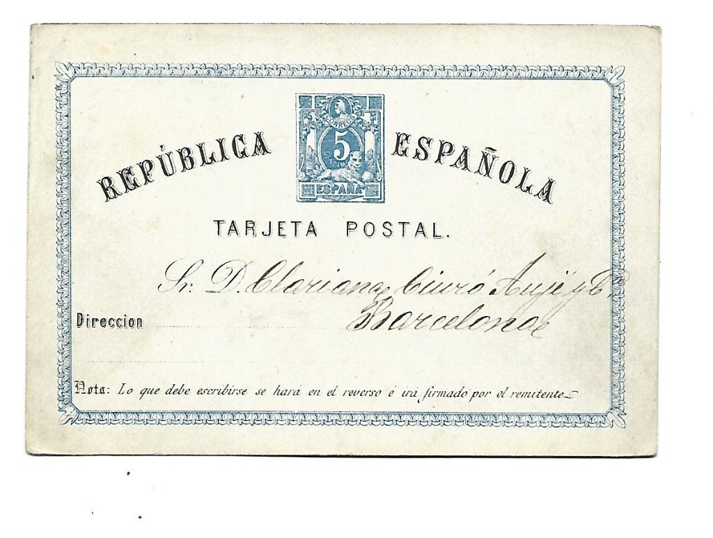 Spanje -Briefkaart, Postzegels en Munten, Brieven en Enveloppen | Buitenland, Verzenden, Briefkaart