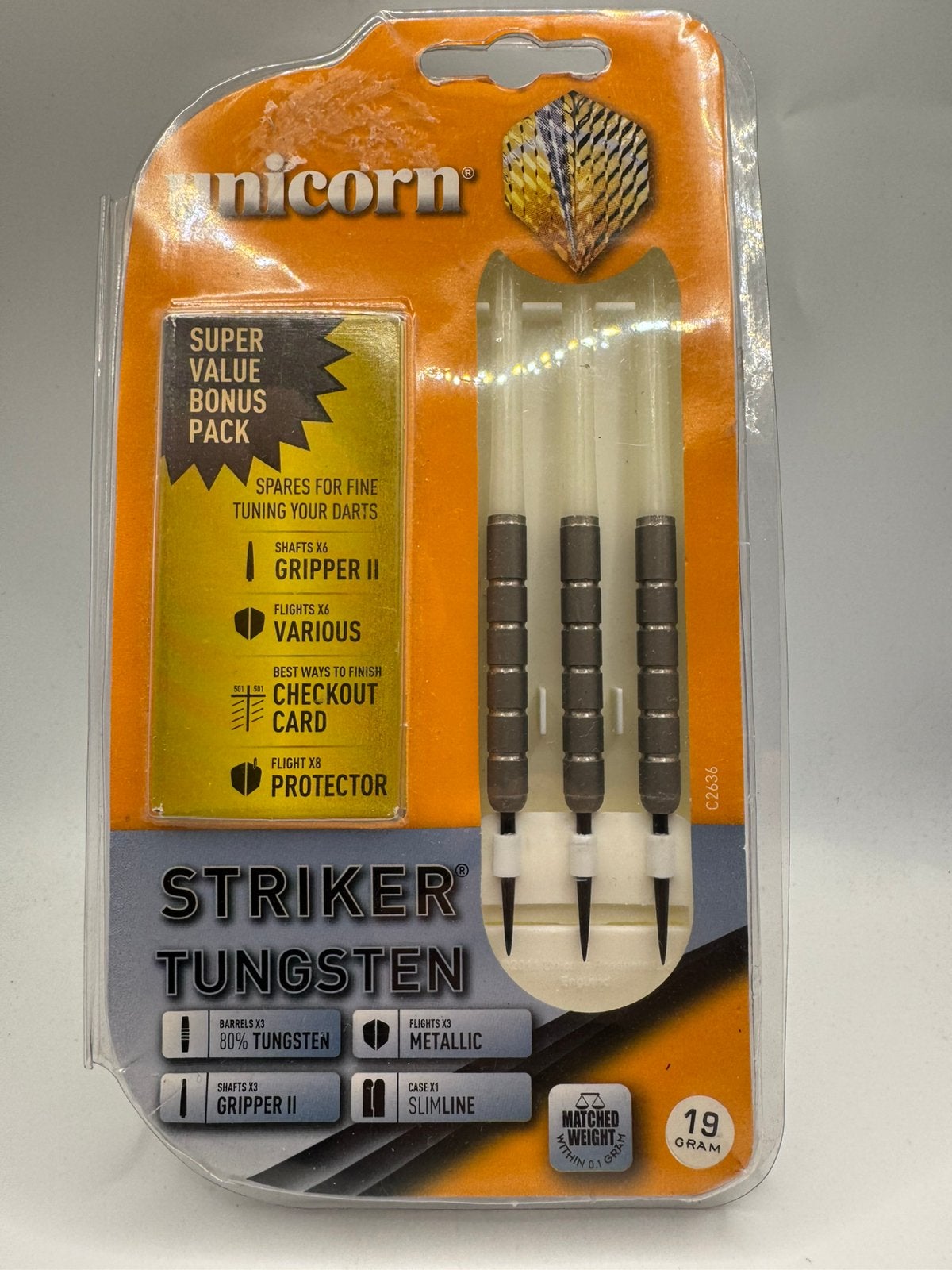 Unicorn Striker 19 Gram Dartpijlen, Ophalen of Verzenden, Zo goed als nieuw, Nvt, Nvt