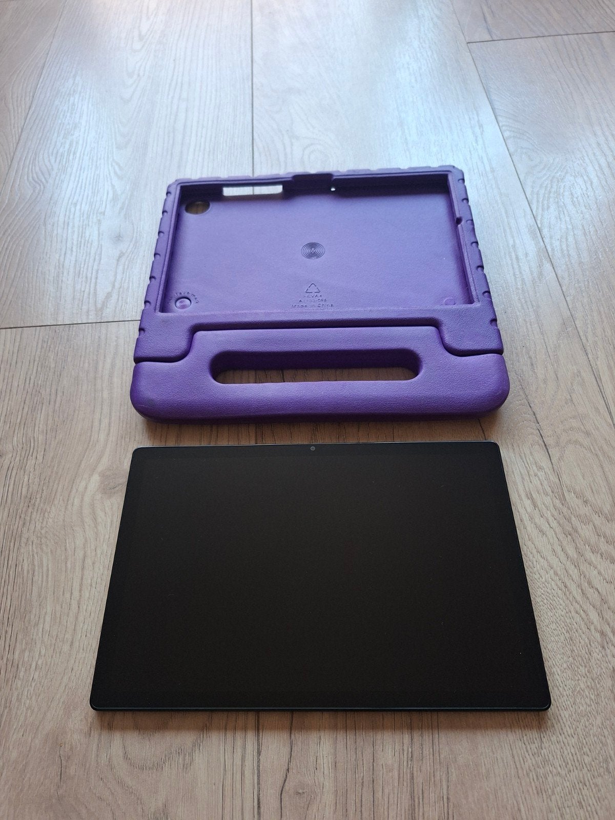 Samsung Galaxy Tab A8 met paarse kinderhoes, Computers en Software, Windows Tablets, 10 inch, Galaxy Tab A8, Ophalen of Verzenden