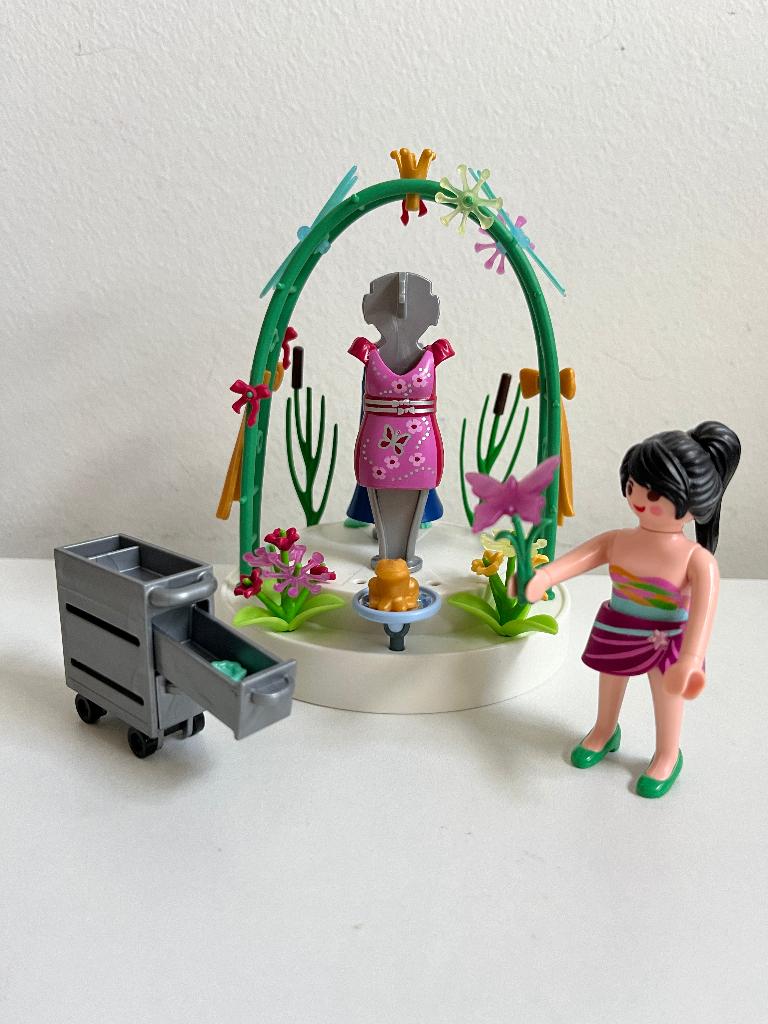5489 Playmobil Styliste met verlichte etalage, Ophalen of Verzenden, Zo goed als nieuw, Complete set