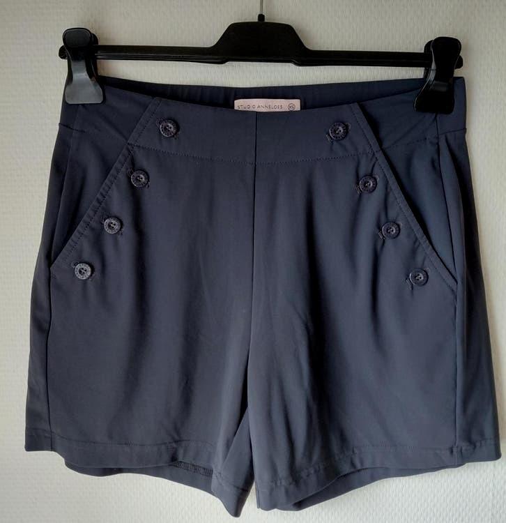 Studio anneloes travelstof korte broek Mt xs maat s nieuw, Studio Anneloes, Kort, Blauw, Nieuw