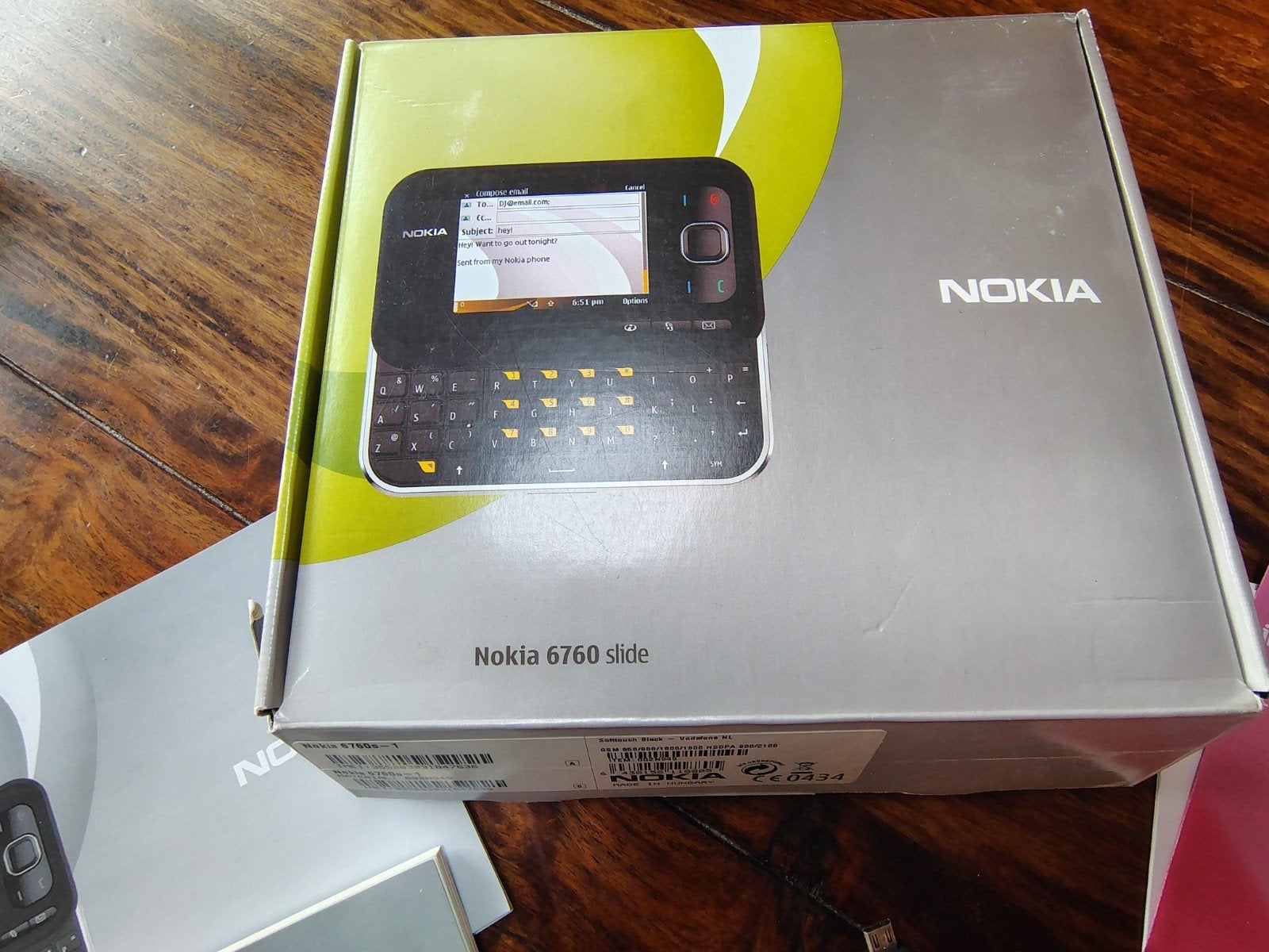Nokia 6760 Slide vintage- Compleet in doos, Gebruikt, Schuifmodel, Zwart, Fysiek toetsenbord