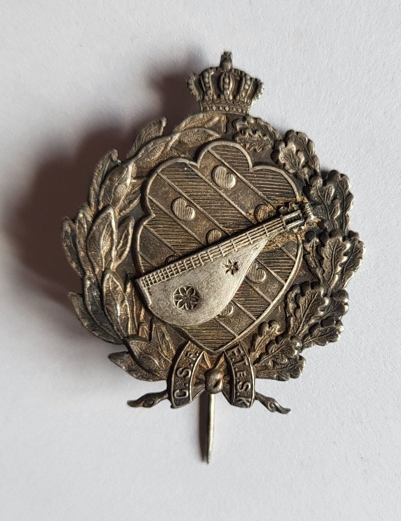 Friesland Lauwertak Eikeblad Mandoline speldje, Gebruikt, Niet vindbaar, Niet vindbaar, Speldje of Pin