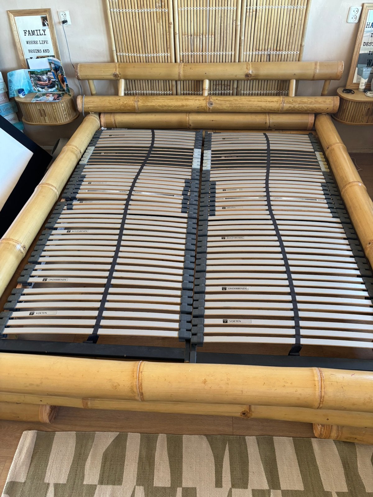 Bossflex 2 lattenbodems 80/200, Huis en Inrichting, Ophalen, Zo goed als nieuw, Eenpersoons, 80 cm