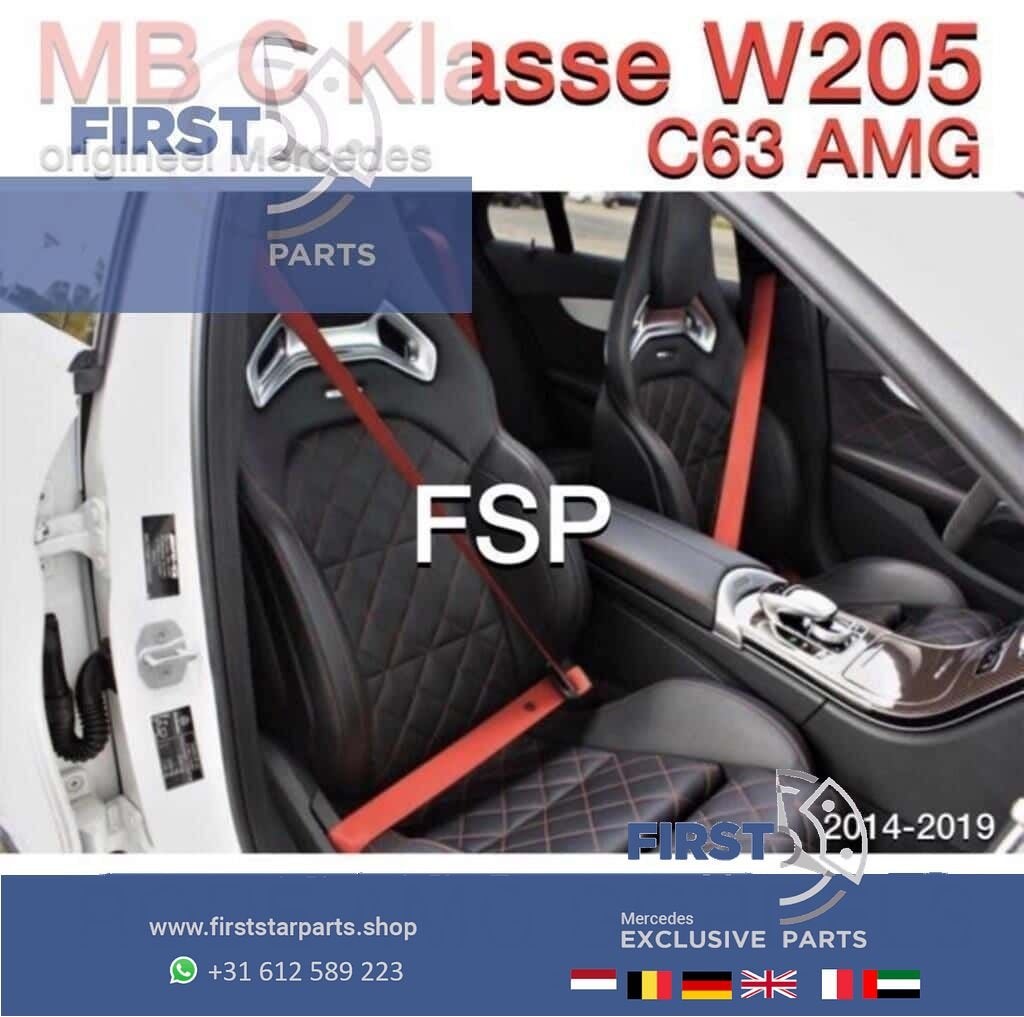 W205 C43 C63 S rode AMG Gordels Set origineel Mercedes C Kla, Gebruikt, -, Ophalen of Verzenden, -