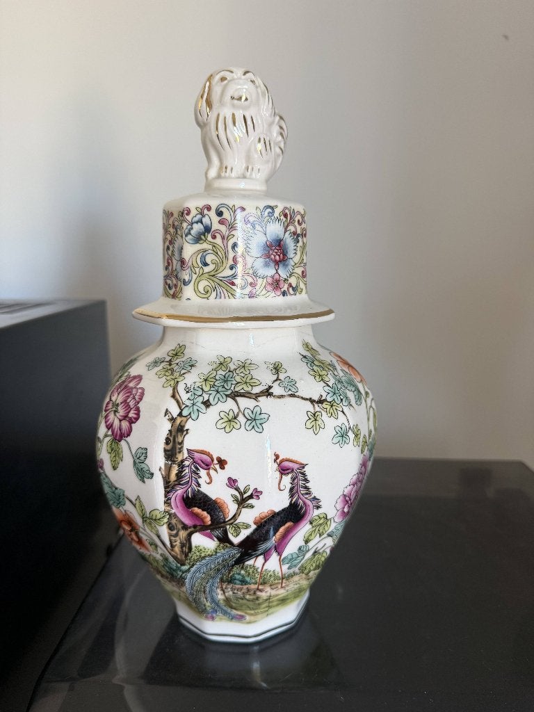 Grote Chinese porseleinen dekselvaas – handbeschilderd, Ophalen of Verzenden