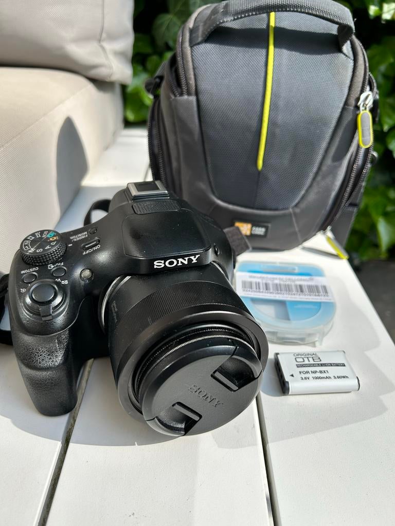 Sony DSC-H300 Camera met Tas en Extra Batterijen, Compact, Ophalen of Verzenden, Zo goed als nieuw, 4 t/m 7 keer