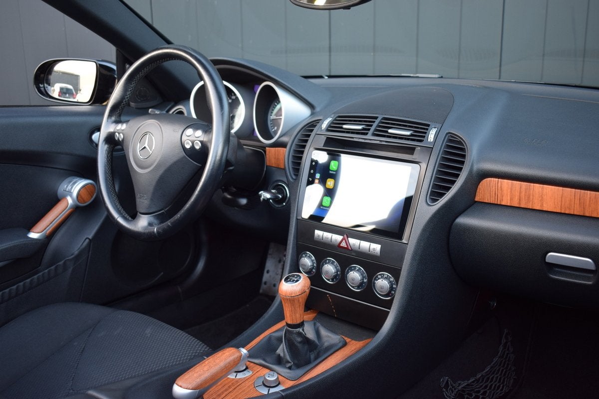 Mercedes-Benz SLK 200 Kompressor Carplay | 18 Inch LMV | LSD, Gebruikt, 4 cilinders, Zwart, Bedrijf
