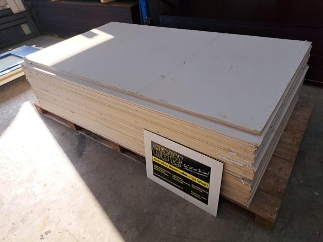 gipsplaten gebruikt met vinyl laag, gipsplaat, Ophalen, Gebruikt, 100 tot 250 mm, Overige typen