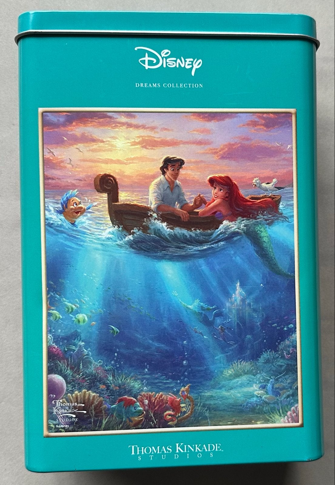 Thomas Kinkade Disney De Kleine Zeemeermin500 stukjes, Ophalen of Verzenden, 500 t/m 1500 stukjes, Zo goed als nieuw, Legpuzzel