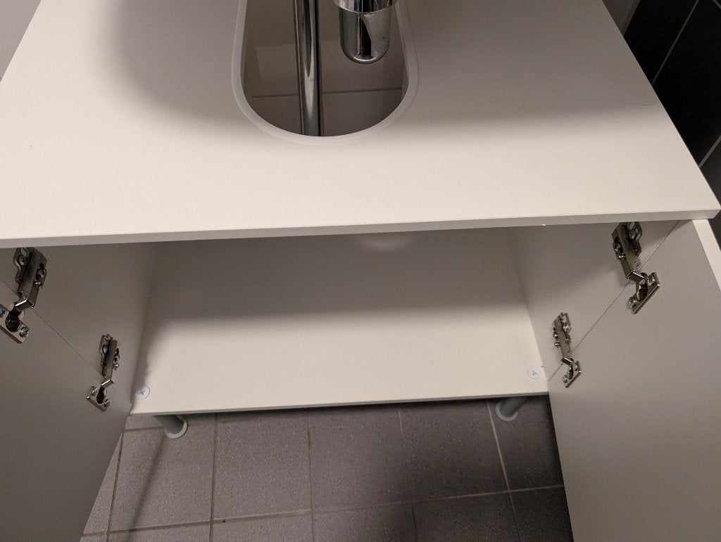 Wastafelkast wit, Huis en Inrichting, Ophalen, 50 tot 100 cm, Zo goed als nieuw, Minder dan 100 cm