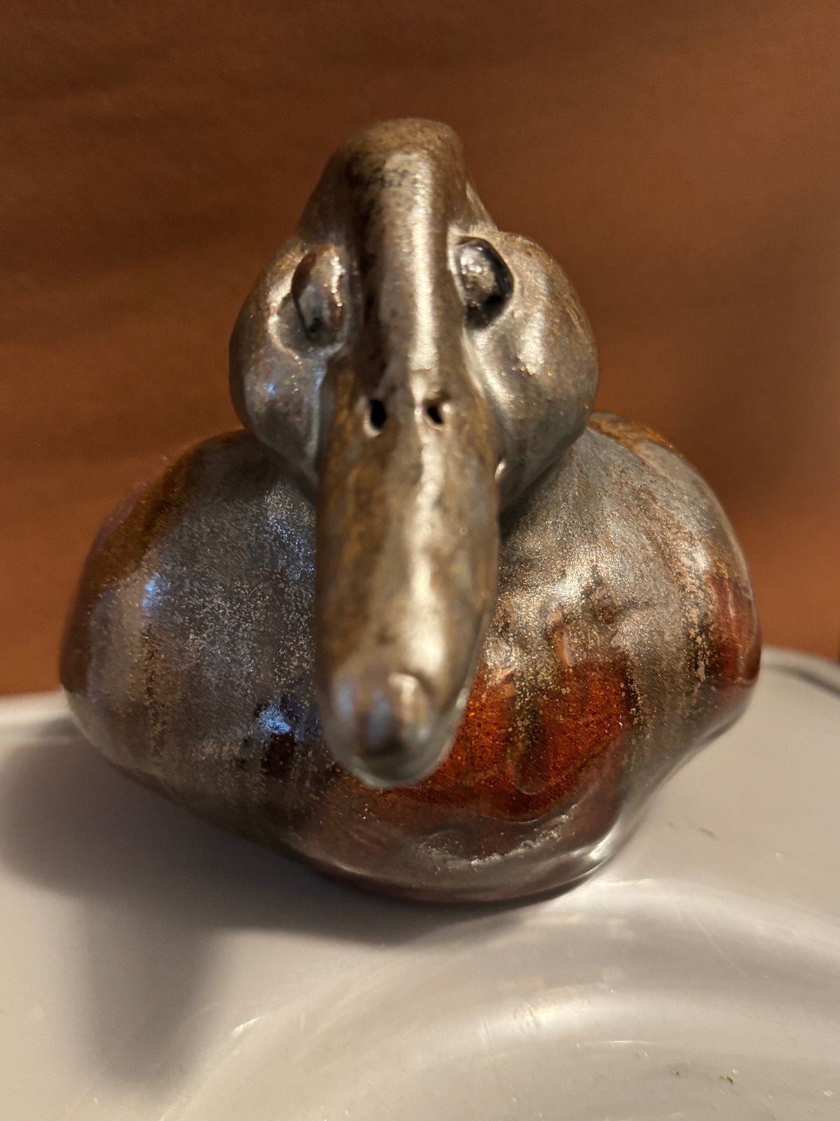 Keramieken eend van: Alfred Hengelmolen Breda (1961- 2026)., Antiek en Kunst, Kunst | Designobjecten, Ophalen of Verzenden