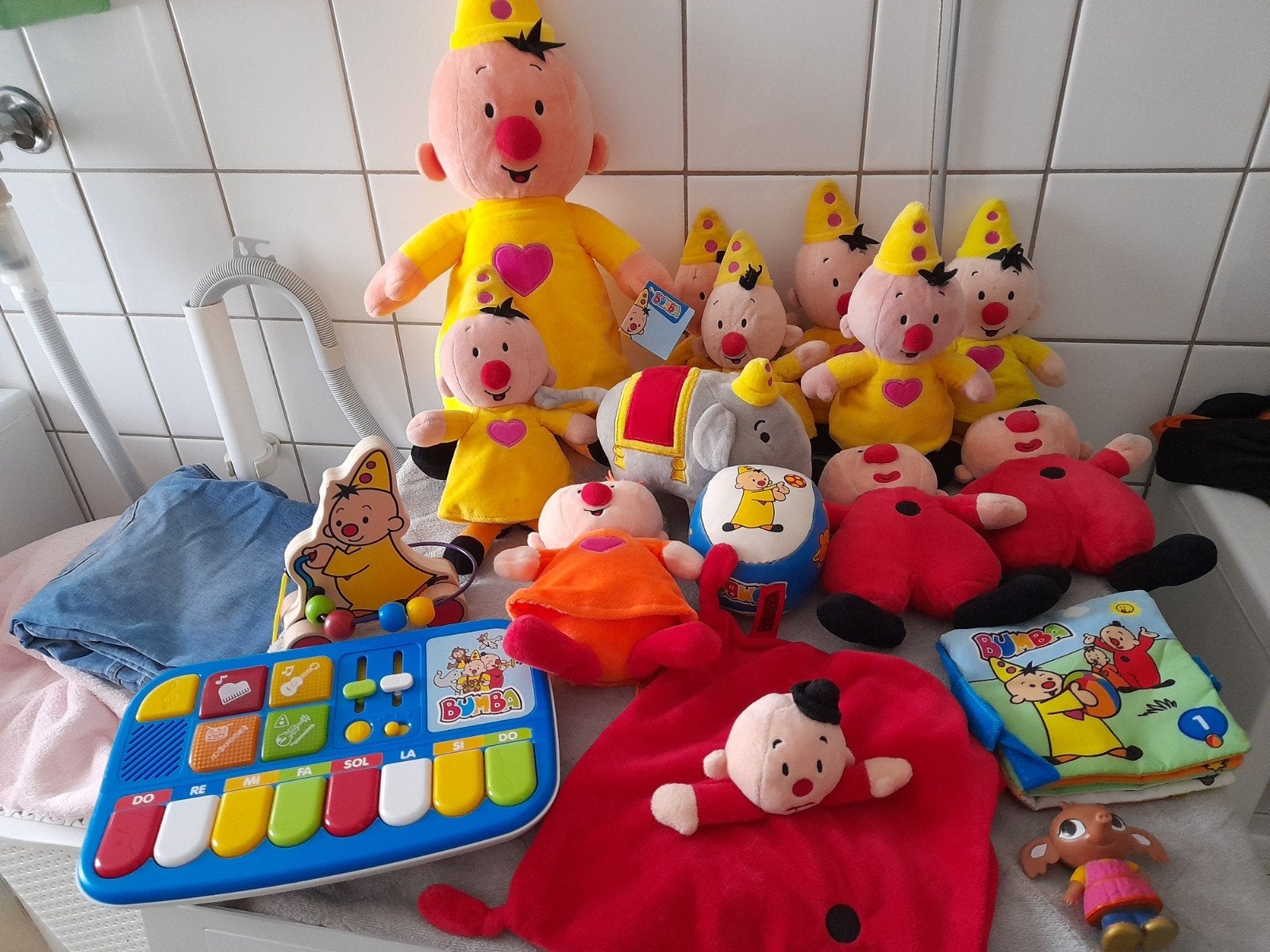 Grote Bumba collectie: knuffels, speelgoed en meer!, Ophalen of Verzenden, Gebruikt, Overige typen, Met geluid