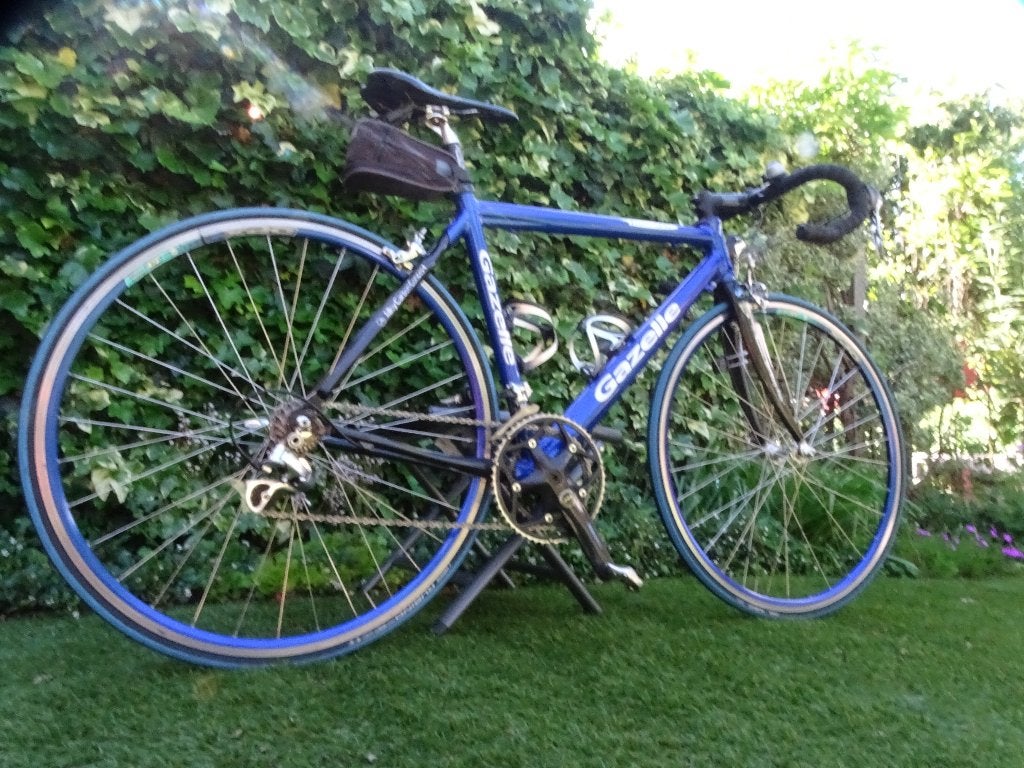 Racefiets, Ophalen, Gebruikt, Helm