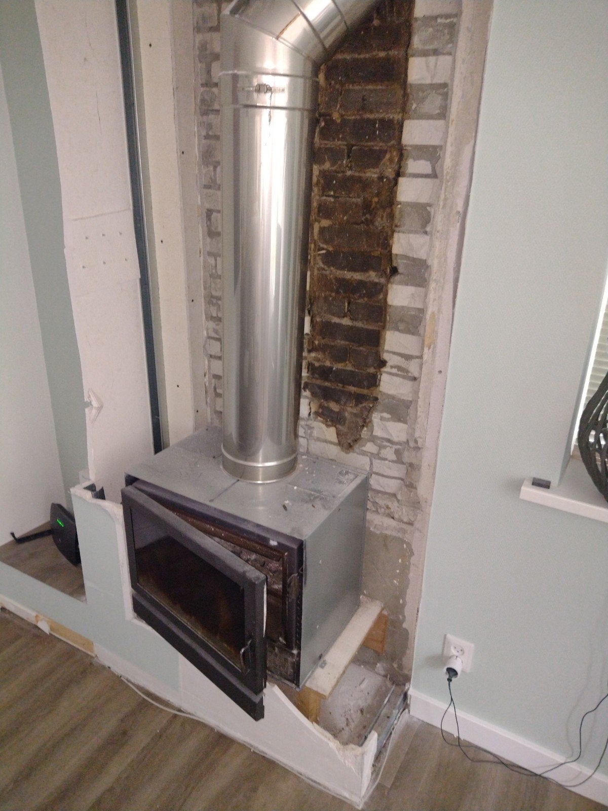 inbouwhaard bodart&gonay, Ophalen, Gebruikt, Inbouwhaard, Elektrische haard