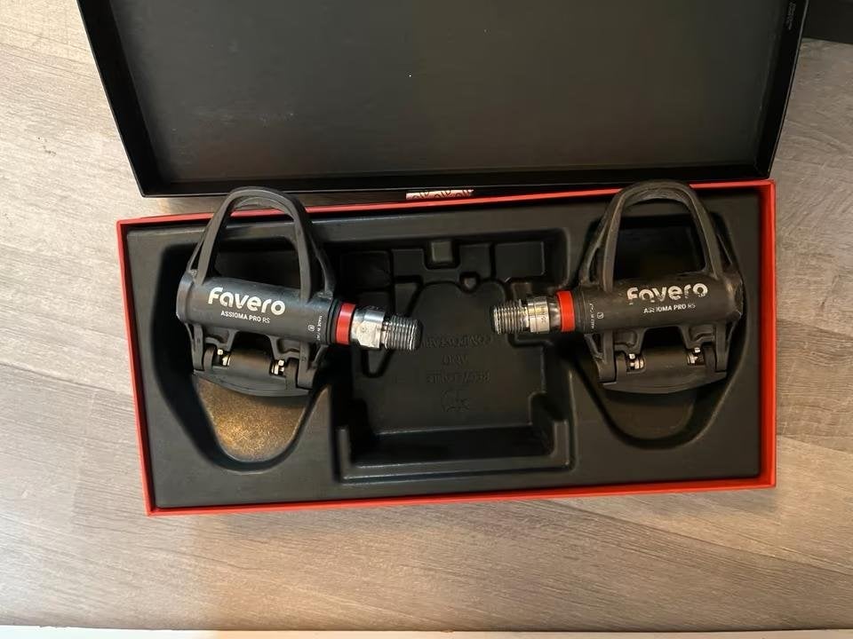 Favero Assioma Pro RS-2 powermeterpedalen (beide zijden), Ophalen, Zo goed als nieuw, Mountainbike, Crankstel of Pedalen