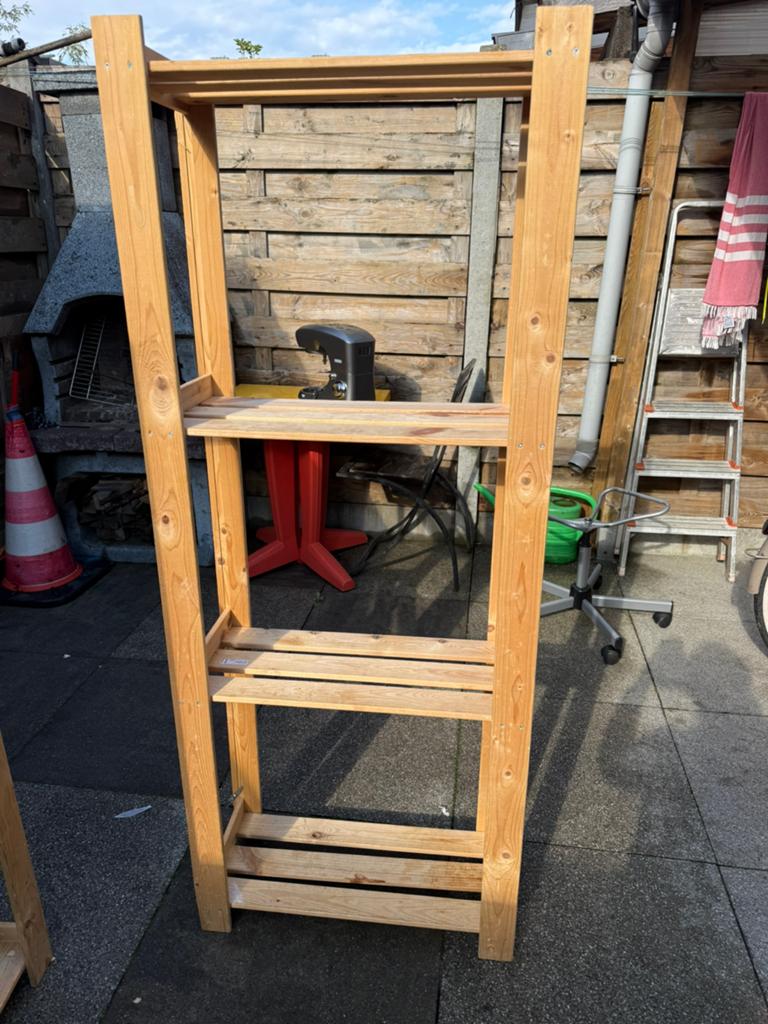Houten Stellingkast, Huis en Inrichting, Ophalen, Gebruikt