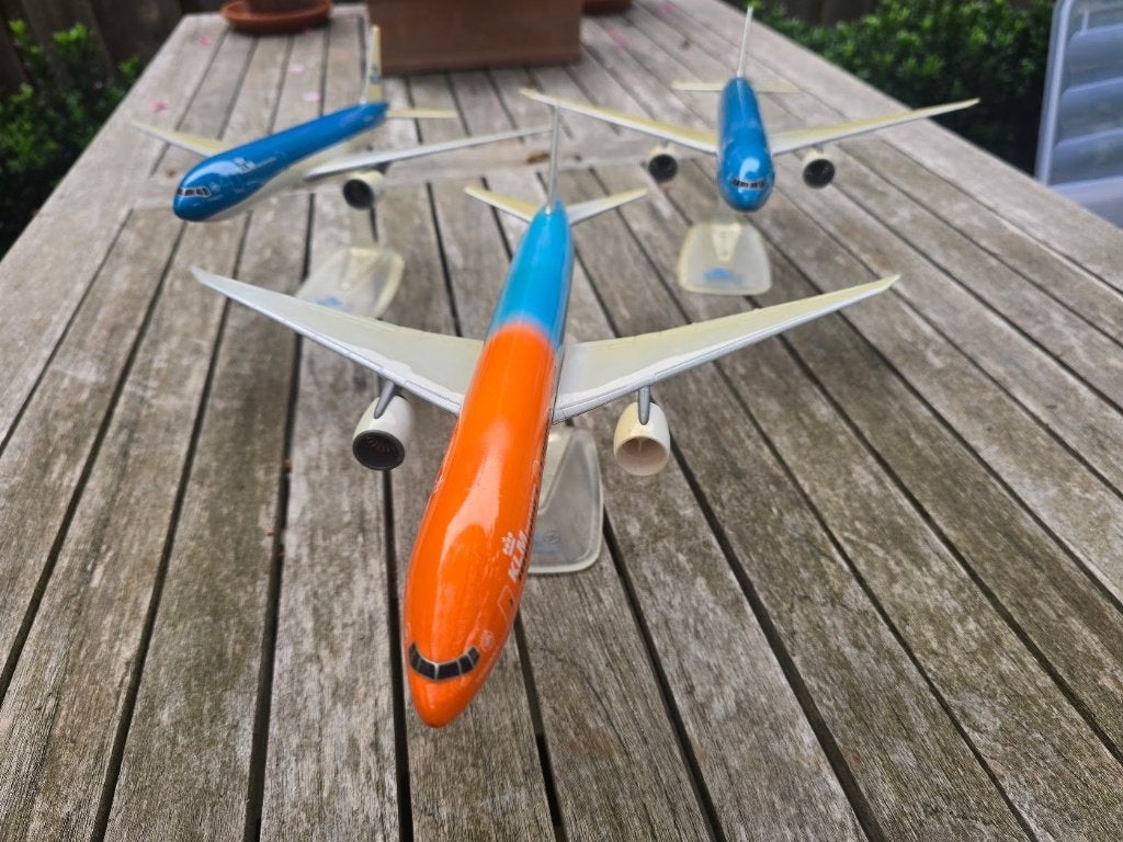 PPC schaalmodellen KLM Boeing 777 (1:200) — set van 3, Ophalen, Gebruikt, Schaalmodel