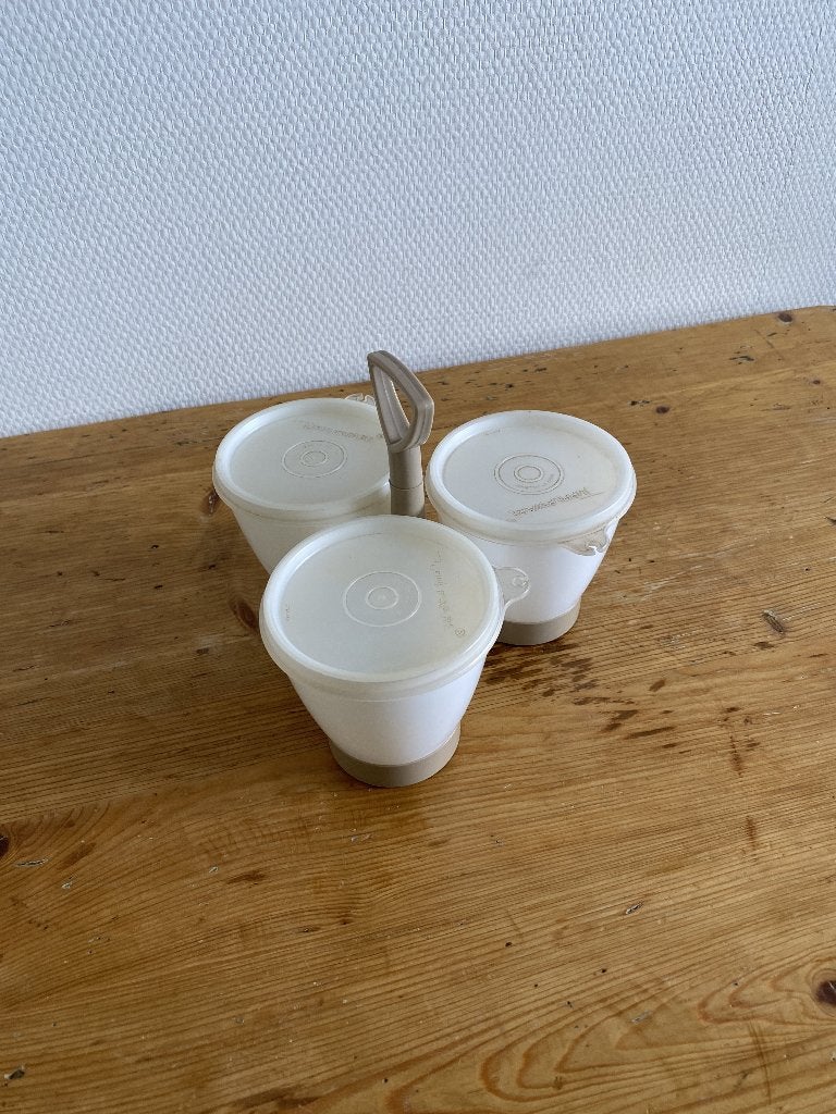 Tupperware Carousel ( beige/wit ), Huis en Inrichting, Keuken | Tupperware, Ophalen of Verzenden, Gebruikt, Wit, Overige typen