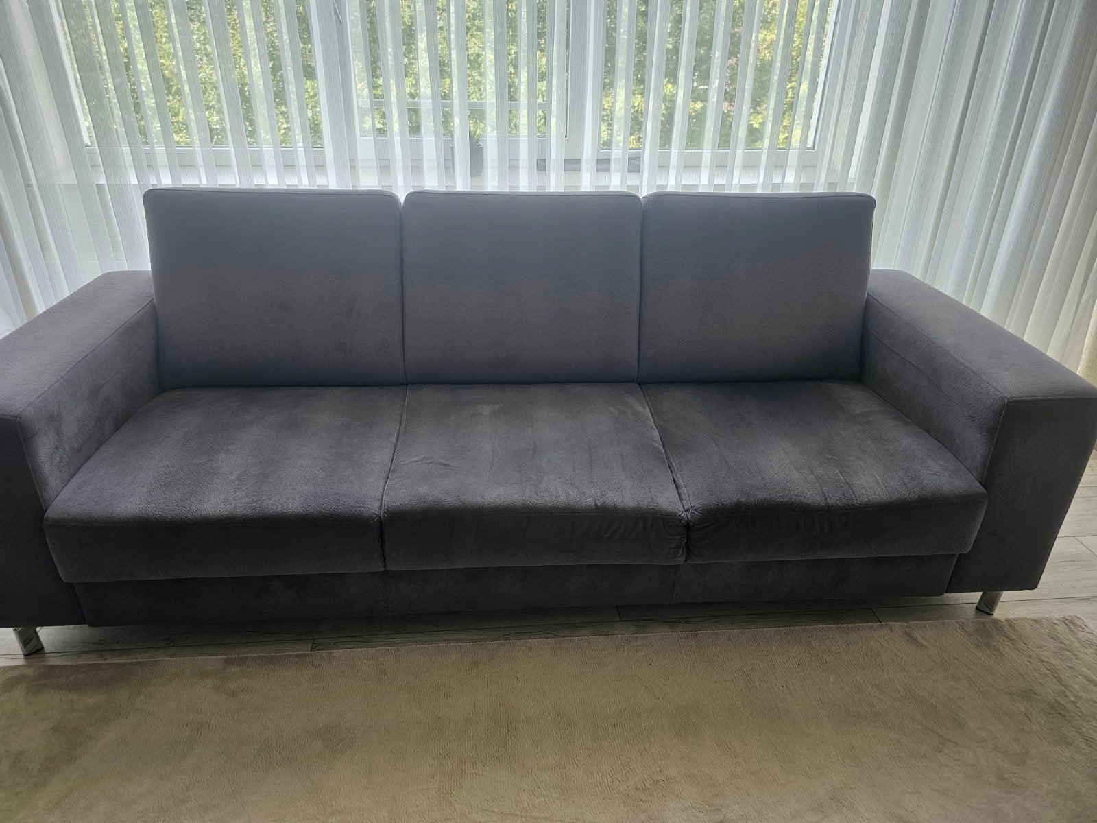 3+2 Moderne Zitbanken, Ophalen, 75 tot 100 cm, Zo goed als nieuw, Rechte bank