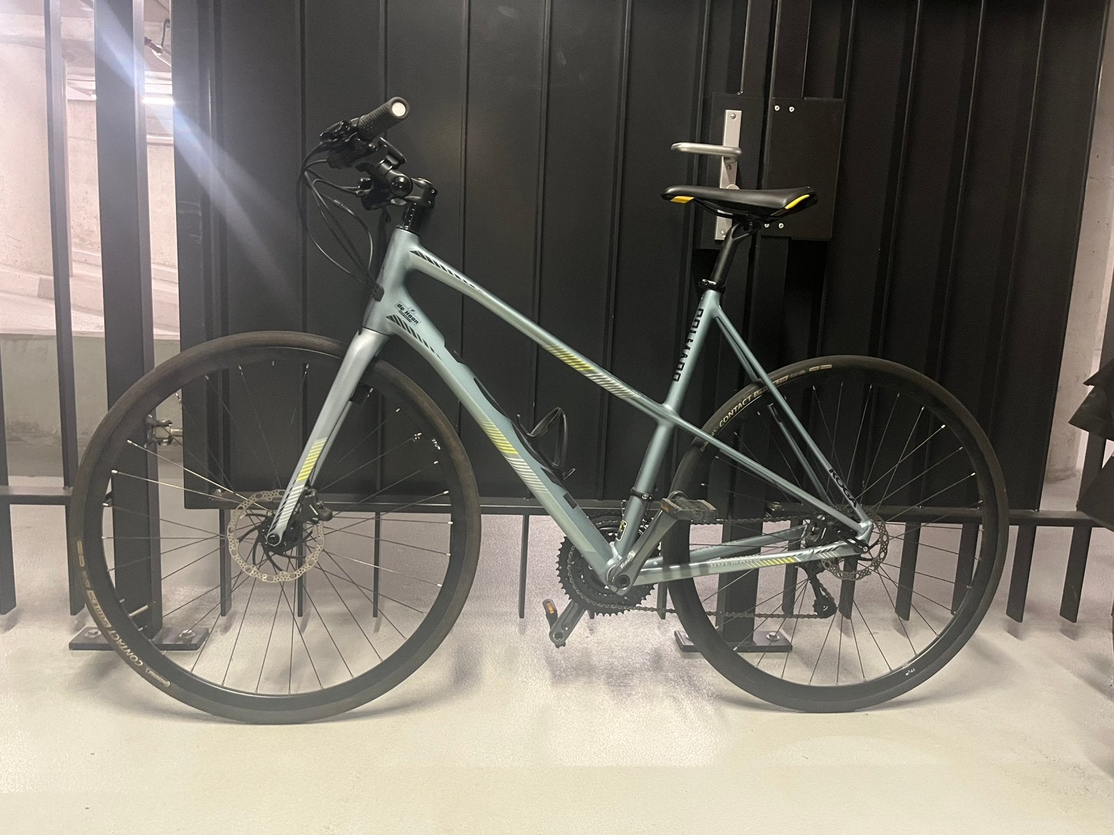 Koga colmaro sports silver blue matt mt 56, Ophalen, 28 inch, 53 tot 56 cm, Zo goed als nieuw
