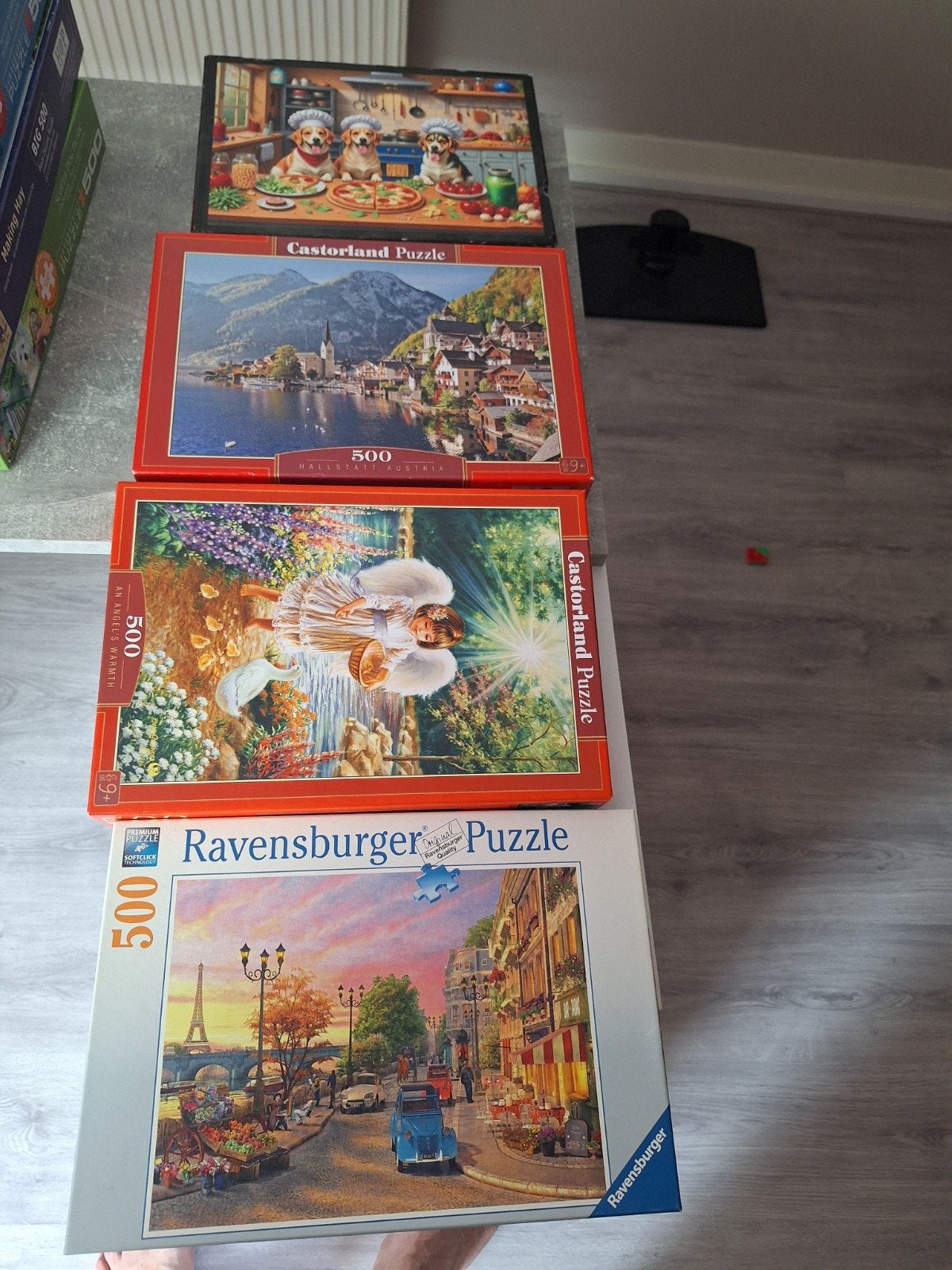 Diverse Legpuzzels: 500 en 1000 stukjes, Hobby en Vrije tijd, Denksport en Puzzels, Ophalen, 500 t/m 1500 stukjes, Gebruikt, Legpuzzel