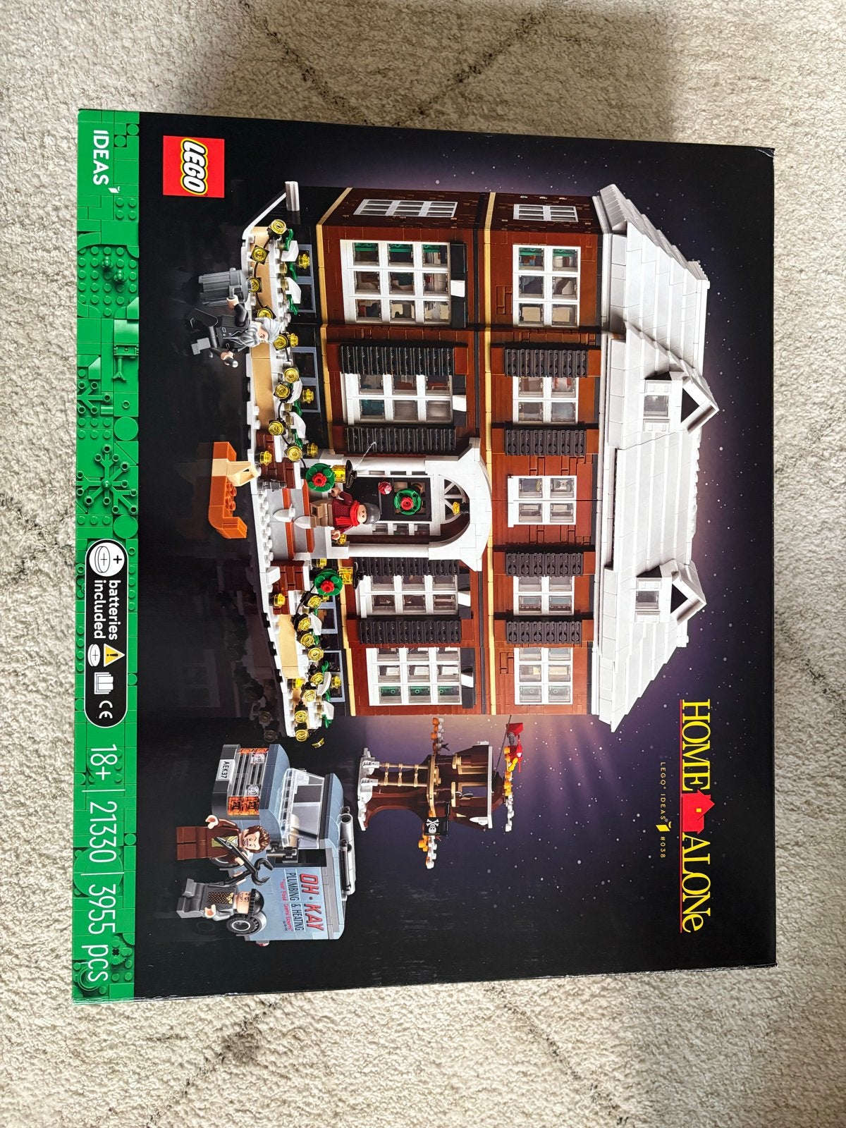 Lege LEGO Ideas Home Alone doos - ALLEEN DOOS, Ophalen, Gebruikt, Lego