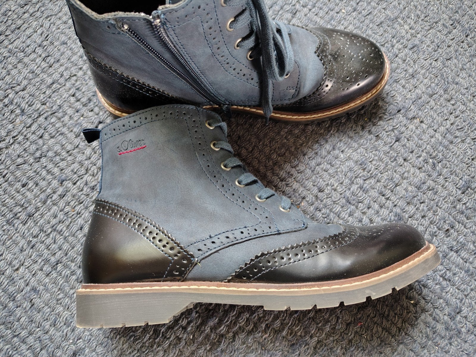 S.Oliver blauwe schoenen maat 40 nieuwstaat, Blauw, Lage of Enkellaarzen, Ophalen of Verzenden, Zo goed als nieuw