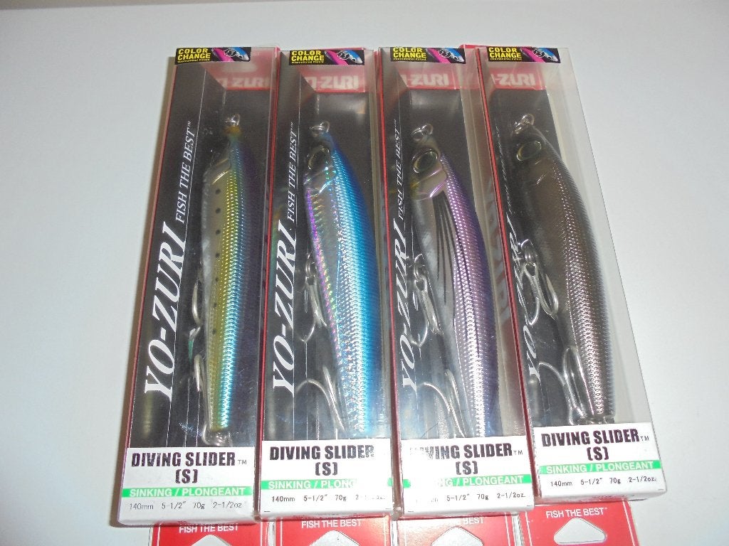 Big Game YO-ZURI DivingSlider Sinking Pencil 14cm 70g Rapala, Ophalen of Verzenden, Nieuw, Overige typen