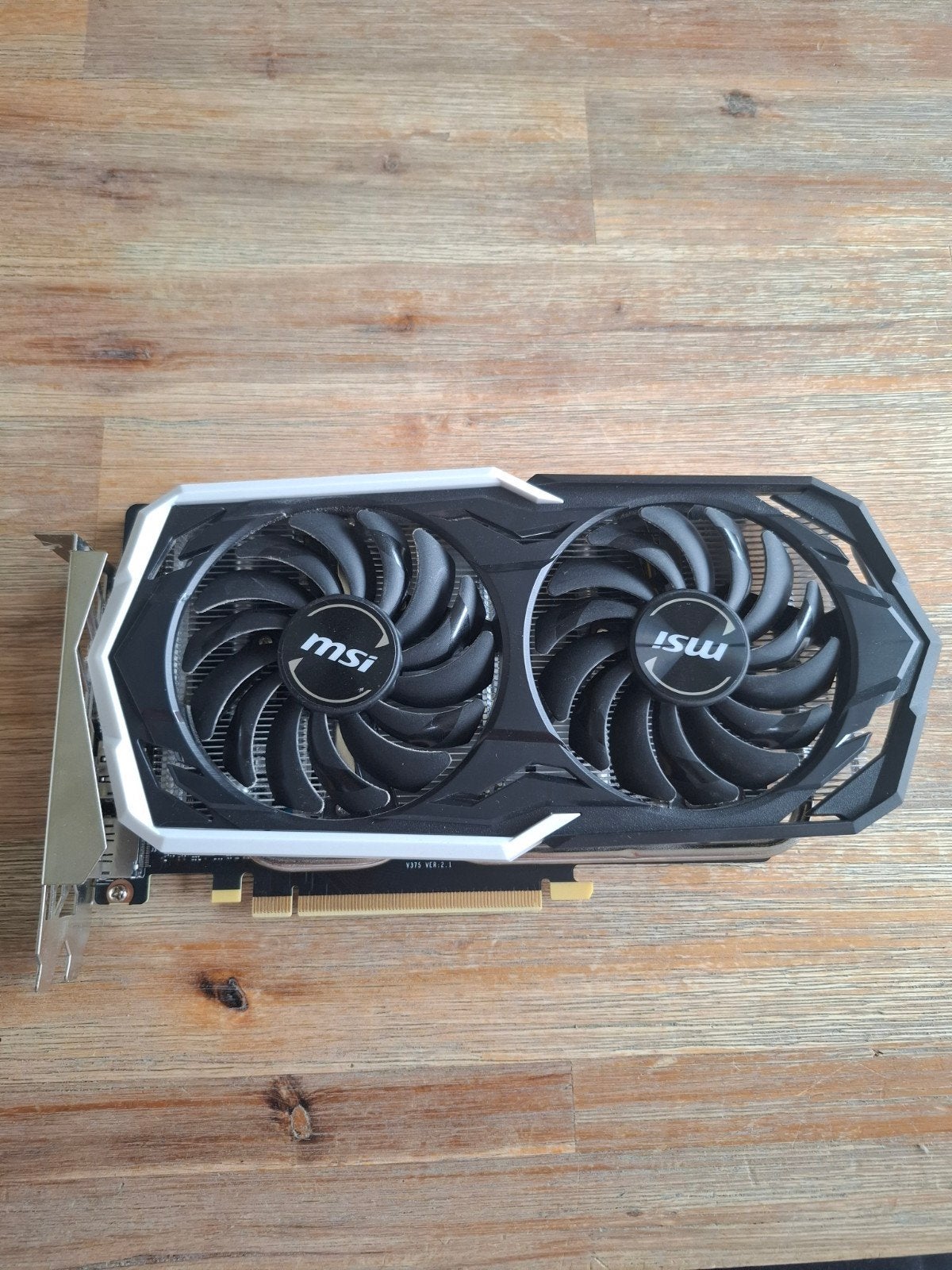 MSI GeForce GTX 1660 Ti ARMOR 6G OC Videokaart, PCI-Express 3, GDDR6, Ophalen of Verzenden, Zo goed als nieuw