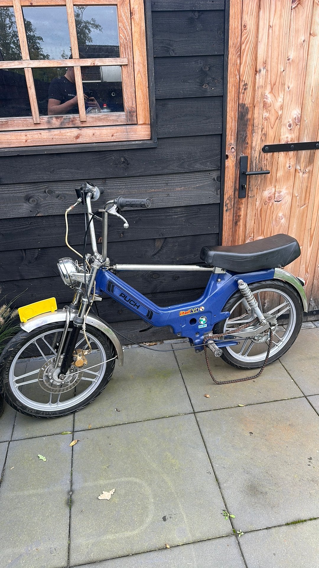 Rollend frame puch maxi s geel kenteken en schijfrem, Fietsen en Brommers, Ophalen, Zo goed als nieuw, Frame