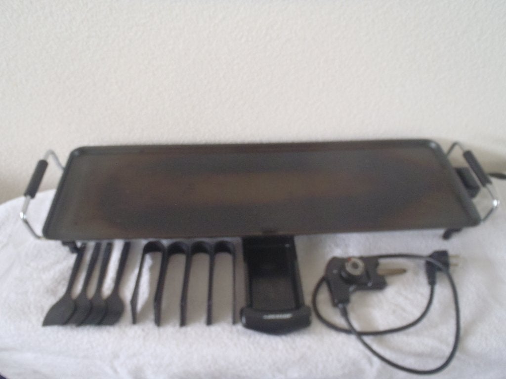 Dunlop grillplaat, Ophalen of Verzenden, Gebruikt, Tafelgrill