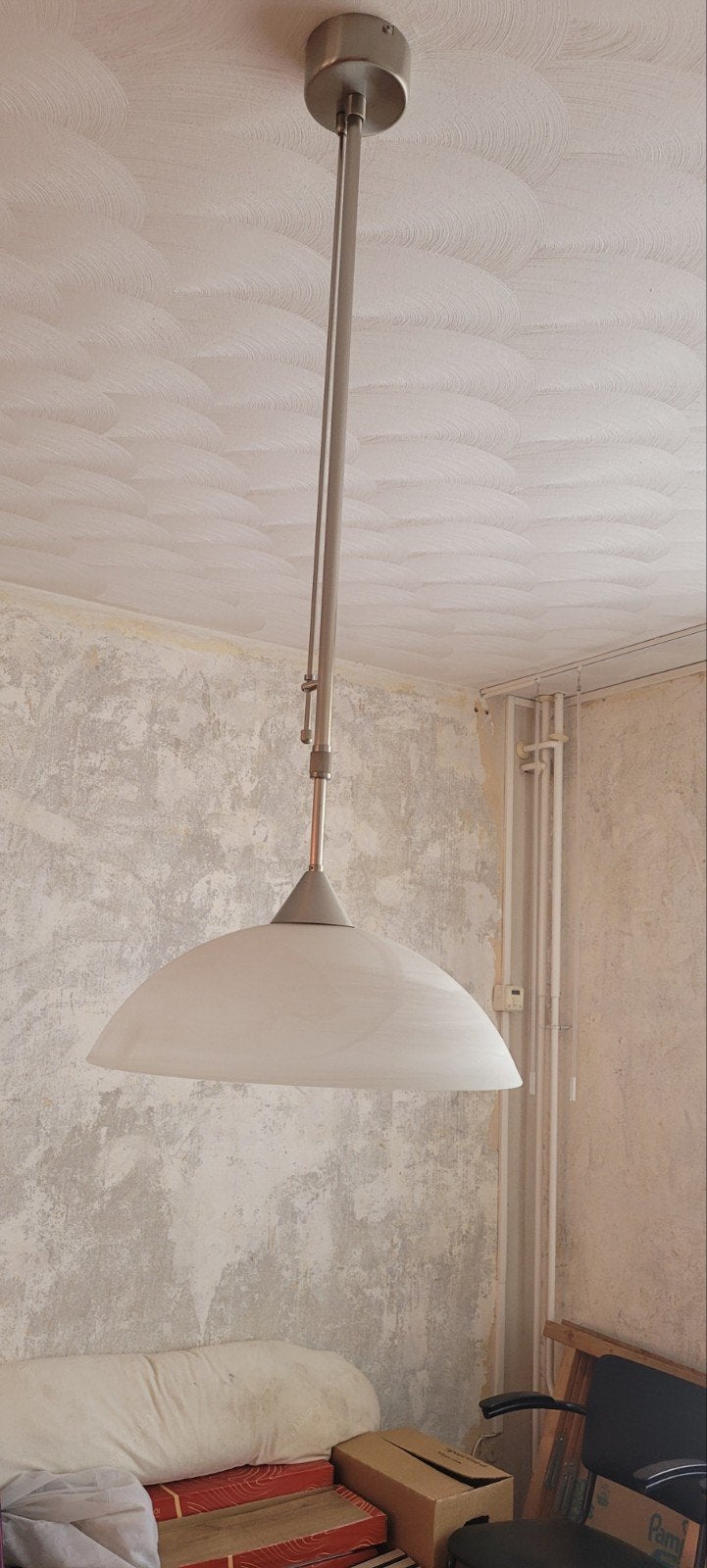 Set hanglampen nieuw, Ophalen