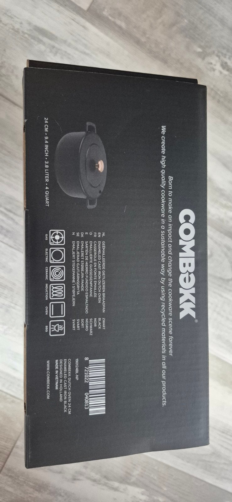 COMBEKK Dutch Oven 24cm Gietijzer, Ophalen, Nieuw, Geschikt voor barbecue, Braadpan