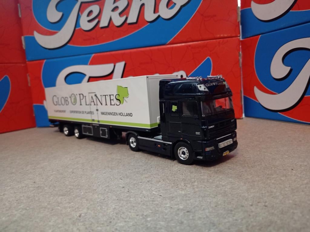 Daf XF koeloplegger Globo Tekno, Hobby en Vrije tijd, Modelauto's | 1:50, Tekno, Nieuw, Tekno, Bus of Vrachtwagen