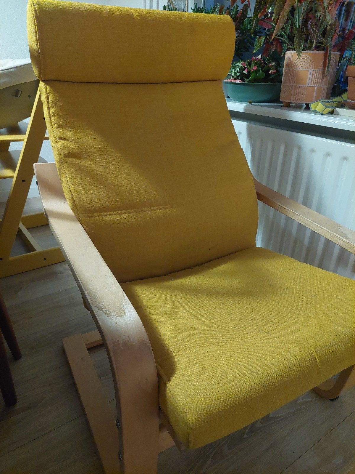 Ikea Poang geel gratis, Ophalen, Gebruikt, 75 tot 100 cm