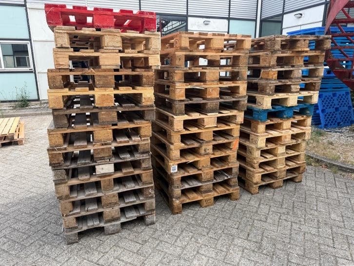 Gebruikte Euro Pallets - Diverse Maten en Condities, Ophalen, Gebruikt, 100 cm of meer, 60 cm of meer