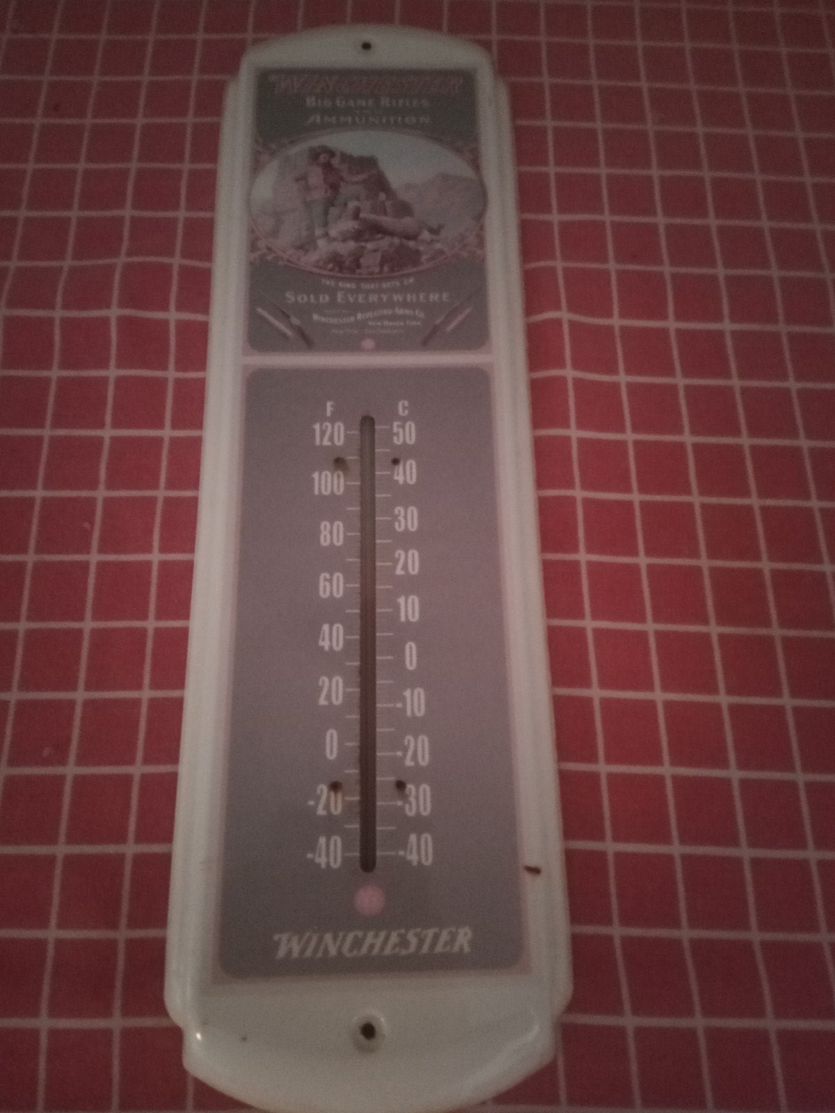 WINCHESTER BLIK THERMOMETER, Ophalen