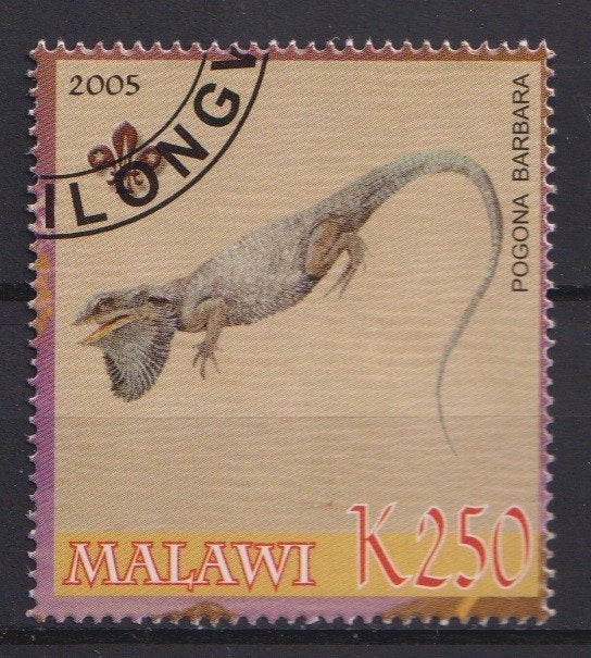 Malawi 2005 Reptiel, Verzenden, Gestempeld, Dier of Natuur