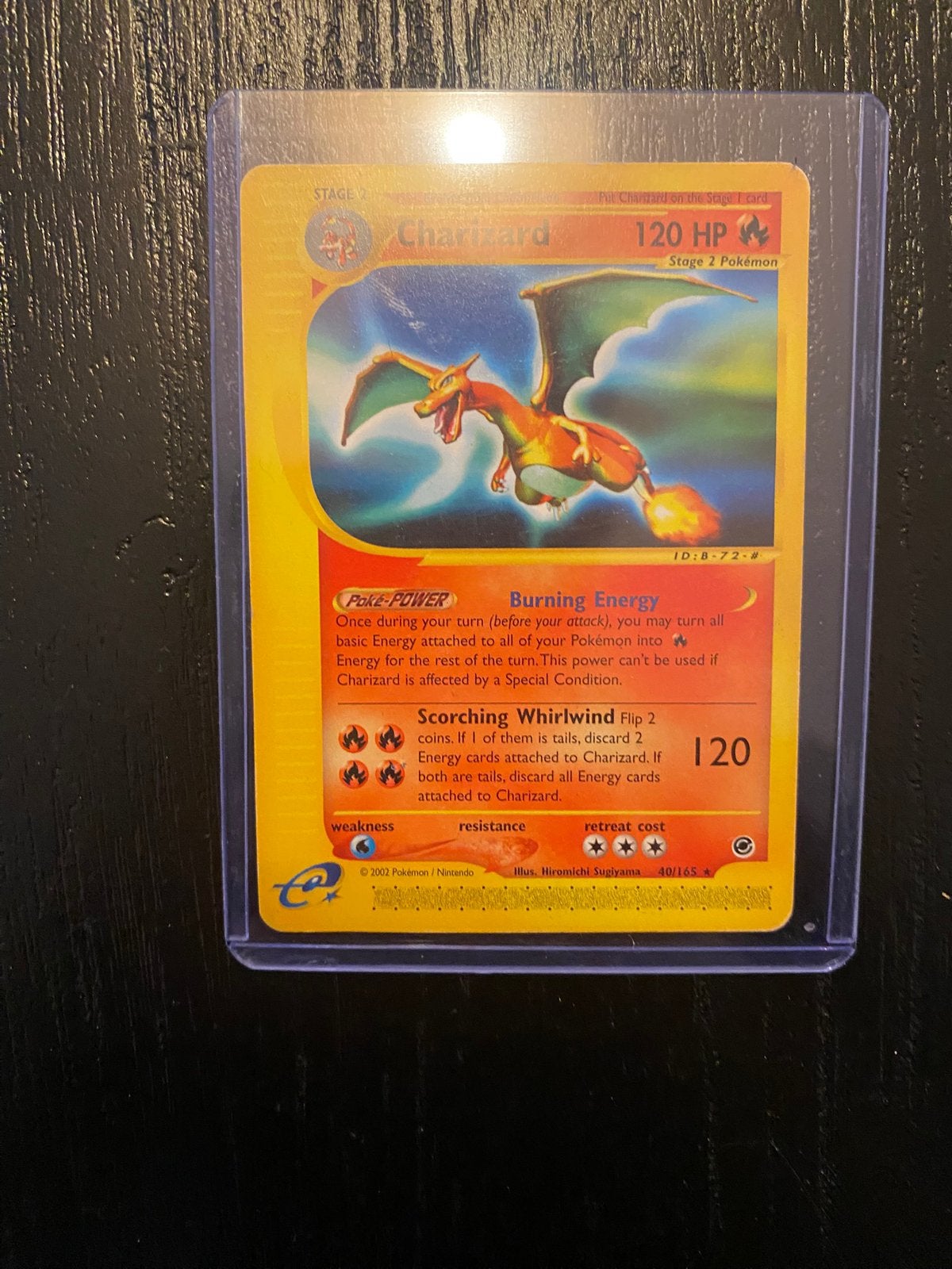 Charizard pokemonkaart 40/165, Ophalen of Verzenden, Zo goed als nieuw