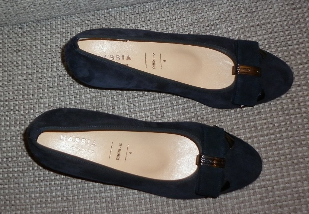 pumps met laag hakje maat 37   merk : HASSIA, Hassia, Pumps, Blauw, Ophalen of Verzenden