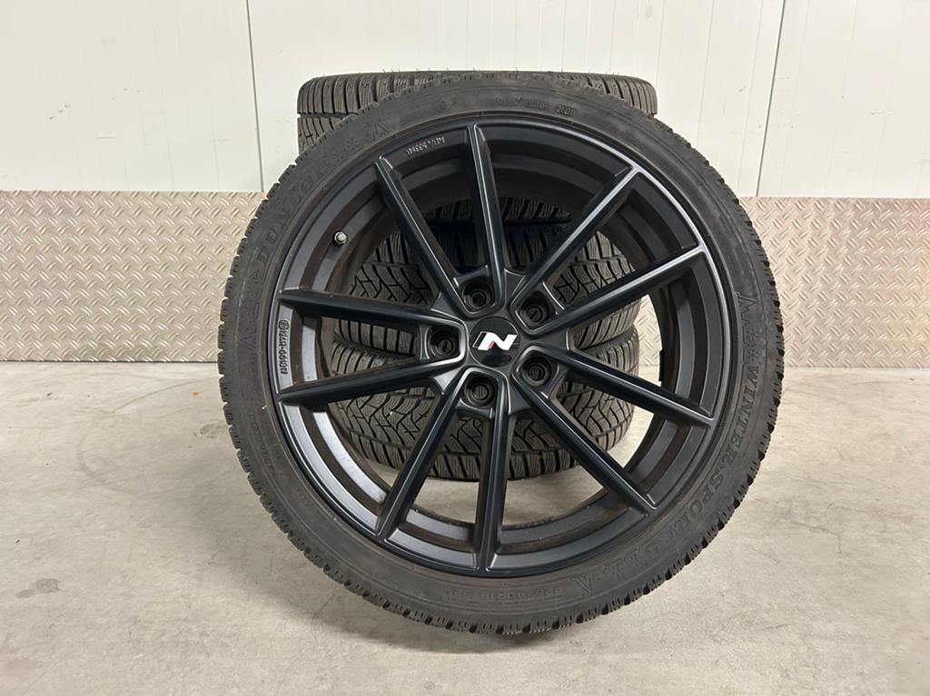 Originele Hyundai I30N/I20N 18 inch Winter Dunlop 2020 TPMS, Auto-onderdelen, Banden en Velgen, Ophalen, 18 inch, Gebruikt, Banden en Velgen