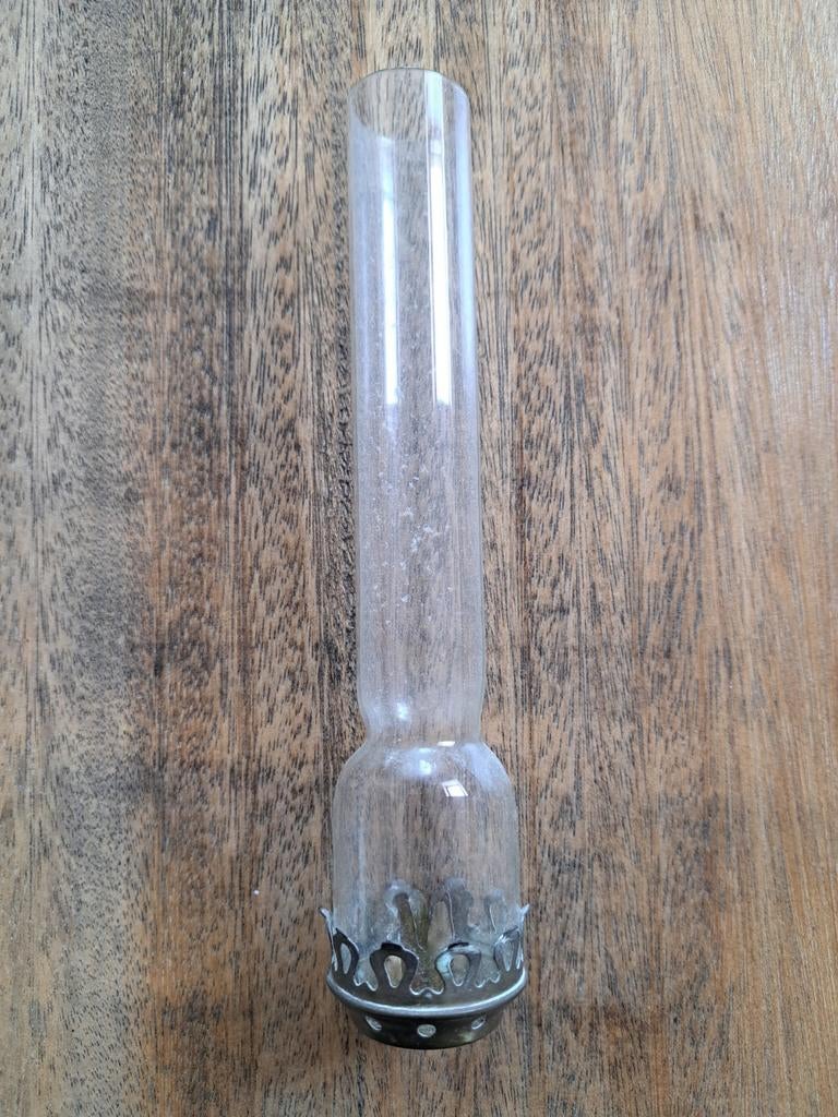 Olielamp glas.., Antiek en Kunst, Antiek | Lampen, Ophalen of Verzenden