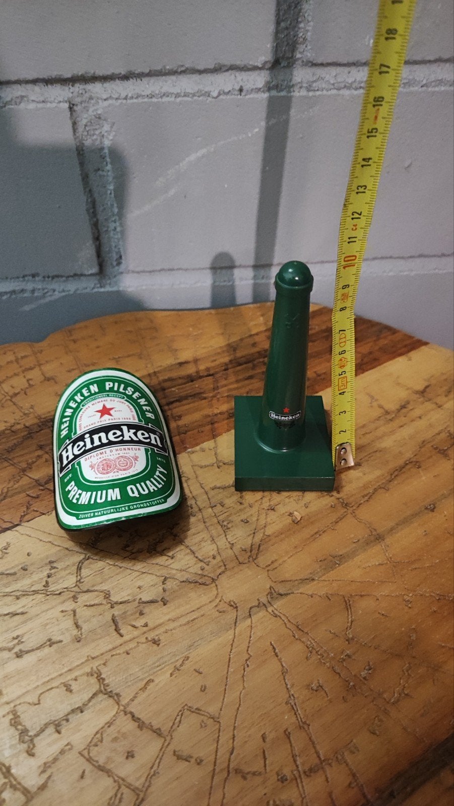 Heineken flesopener en magnetische opener, Ophalen of Verzenden, Zo goed als nieuw, Metaal, Overige merken