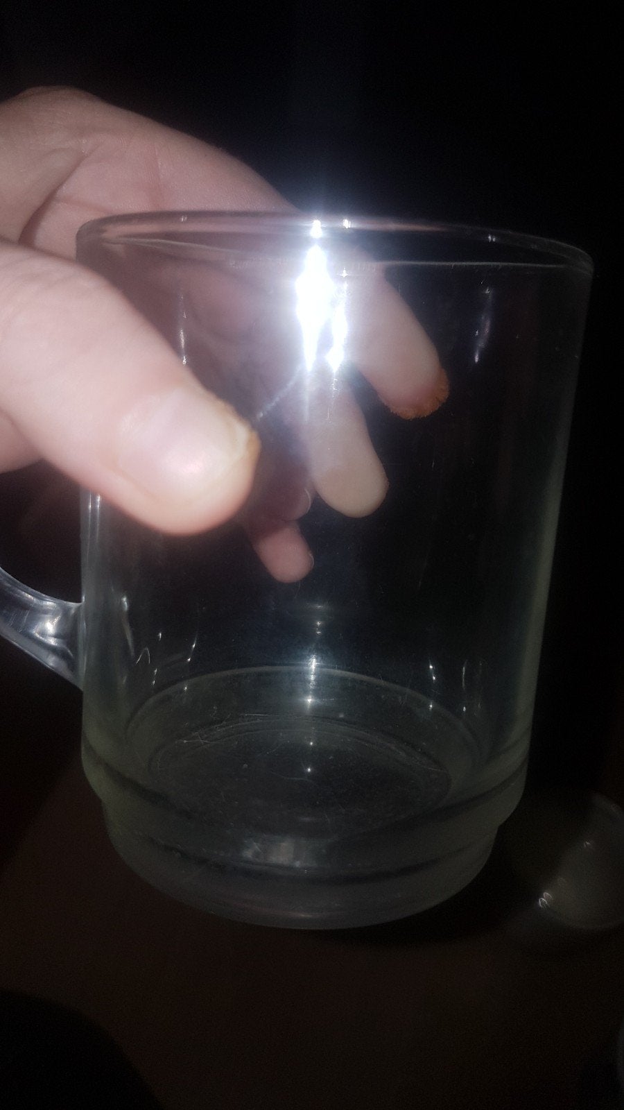 thee glas zonder tekst, Ophalen, Glas of Glazen, Gebruikt, Glas
