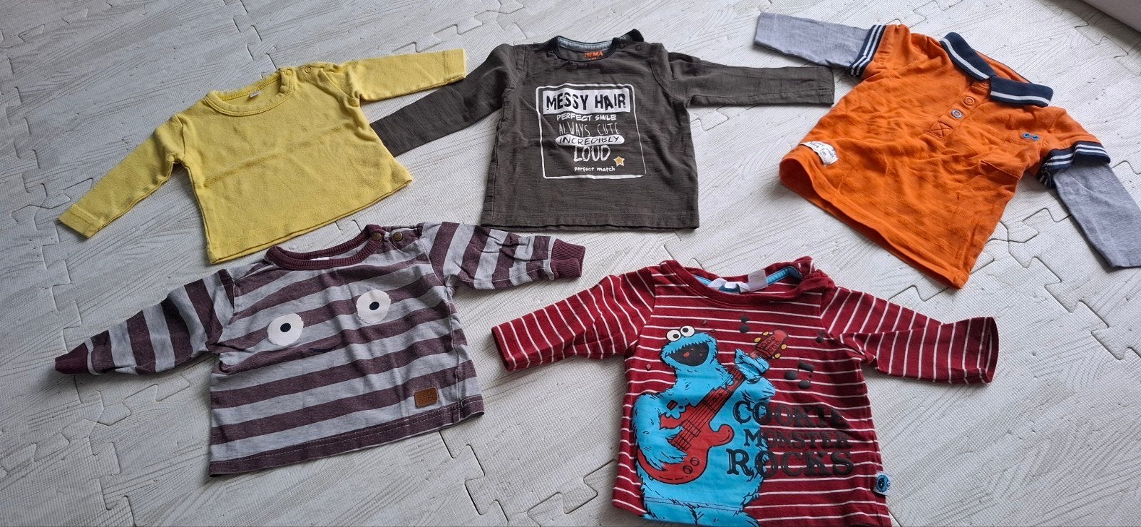 5 shirts maat 56/62 voor baby jongen, Kinderen en Baby's, Babykleding | Maat 56, Gebruikt, Ophalen of Verzenden, Hema, C&A, onbekend