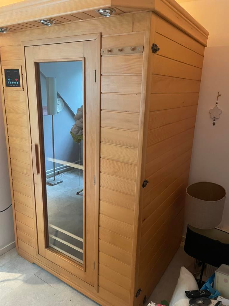 Infrarood sauna, Sport en Fitness, Sauna, Ophalen, Zo goed als nieuw, Complete sauna